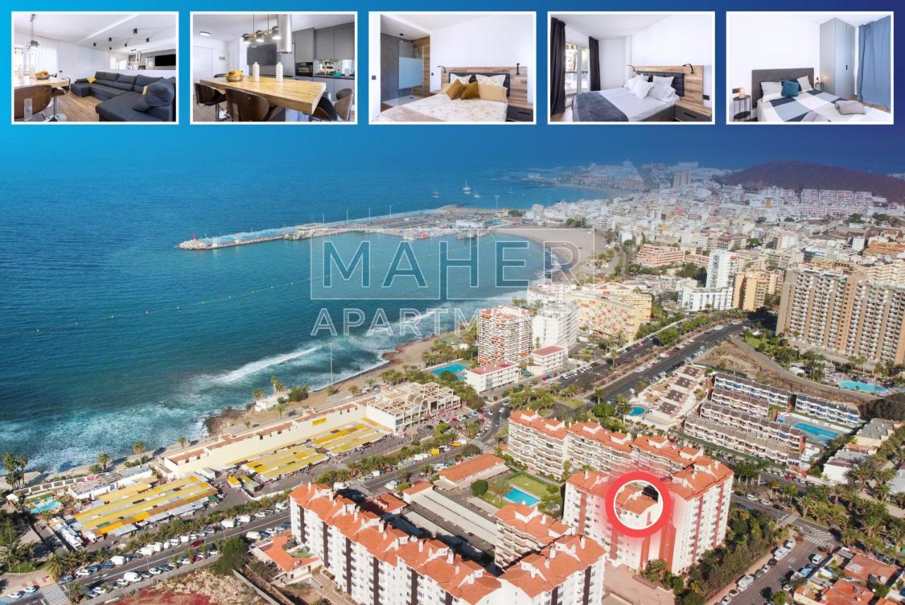 Spectacular Sea View Penthouse Apartment Los Cristianos  Ngoại thất bức ảnh